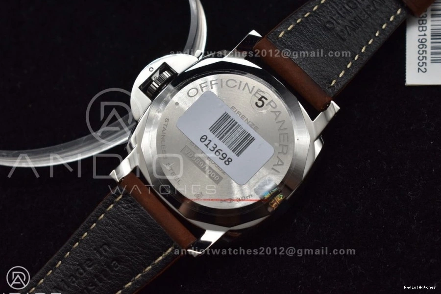 977 Best Dial Edition on Luminor PAM1046 Asso AXXXIV Strap Bold Due VSF White Brown 0129